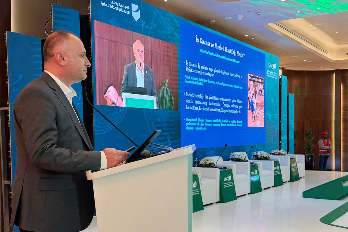 ILC Secretary General Öksüz Shares Views at the International Occupational Health and Safety Seminar in Riyadh