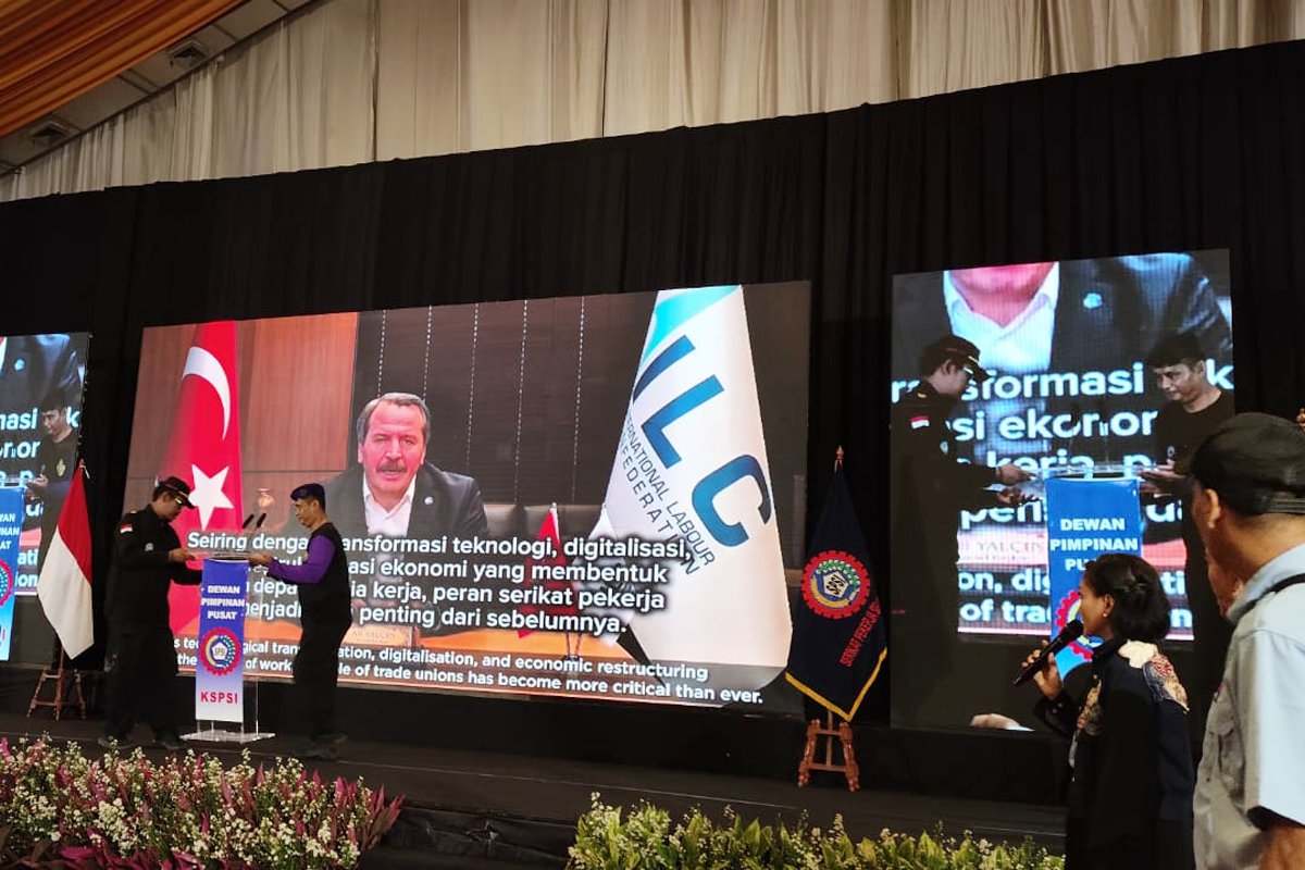 Yalçın Addresses KSPSI National Coordination Meeting in Indonesia