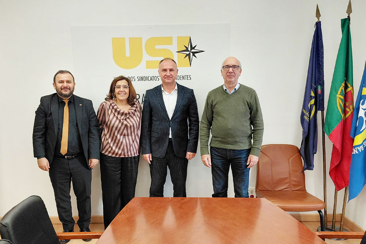 ILC Delegation Visits the Independent Trade Union Confederation of Portugal (USI)